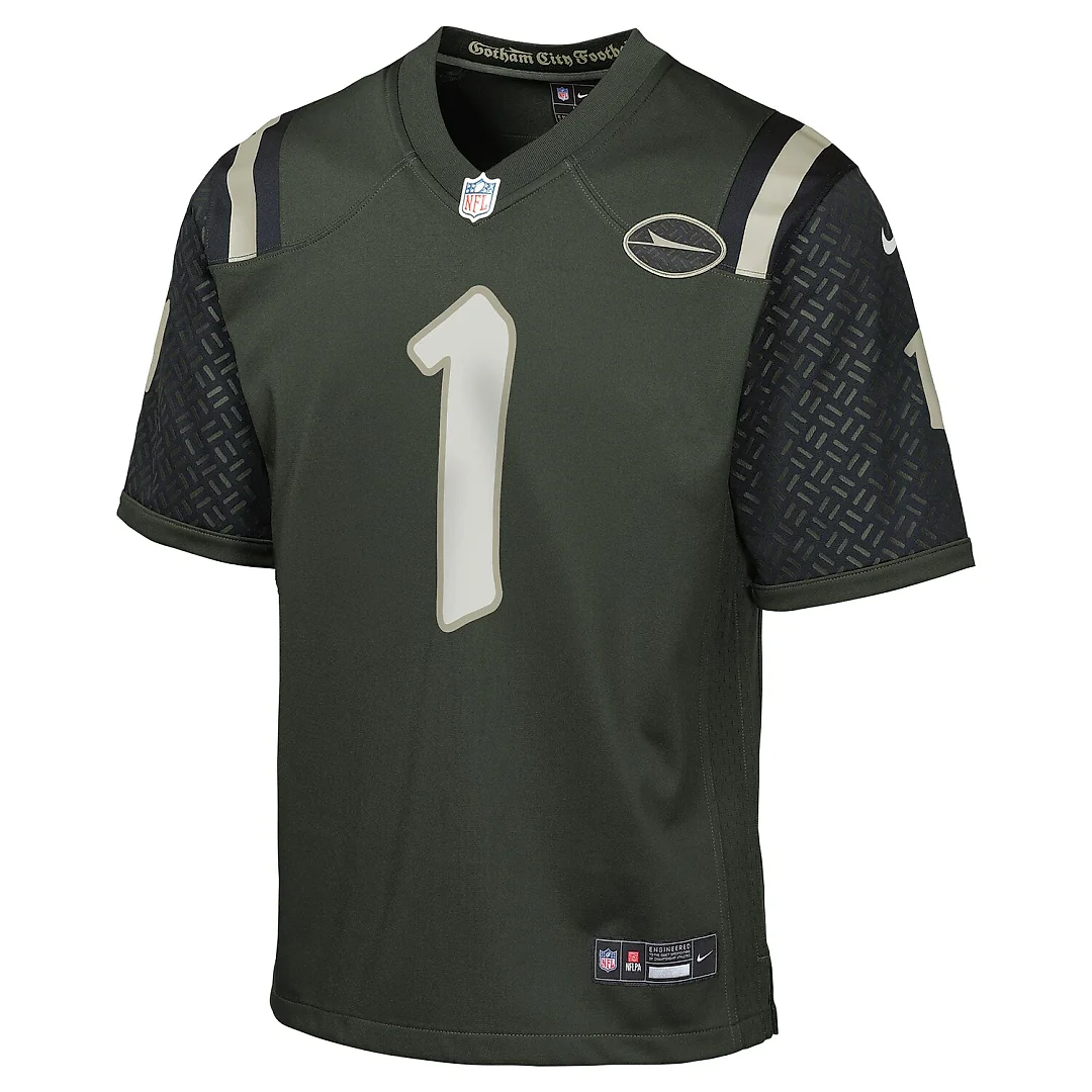 Zennovawear Ahmad Sauce Gardner New York Jets Youth 2025 Rivalries Collection Game Jersey - Gotham Green