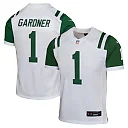 Zennovawear Ahmad Sauce Gardner New York Jets Youth Game Jersey - White