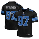 Zennovawear Aidan Hutchinson Detroit Lions Youth Game Jersey - Black