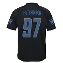 Zennovawear Aidan Hutchinson Detroit Lions Youth Game Jersey - Black