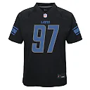 Zennovawear Aidan Hutchinson Detroit Lions Youth Game Jersey - Black
