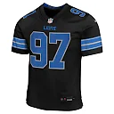 Zennovawear Aidan Hutchinson Detroit Lions Youth Game Jersey - Black