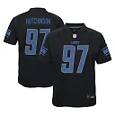 Zennovawear Aidan Hutchinson Detroit Lions Youth Game Jersey - Black