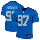 Zennovawear Aidan Hutchinson Detroit Lions Youth Game Jersey - Blue