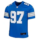 Zennovawear Aidan Hutchinson Detroit Lions Youth Game Jersey - Blue