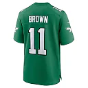 Zennovawear A.J. Brown Philadelphia Eagles Youth Game Jersey - Kelly Green
