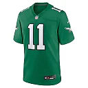 Zennovawear A.J. Brown Philadelphia Eagles Youth Game Jersey - Kelly Green