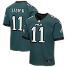 Zennovawear A.J. Brown Philadelphia Eagles Youth Team Game Jersey - Midnight Green