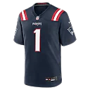 Zennovawear A.J. Brown New England Patriots Youth Team Game Jersey - Navy