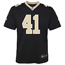 Zennovawear Alvin Kamara New Orleans Saints Youth Game Jersey - Black