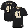 Zennovawear Alvin Kamara New Orleans Saints Youth Game Jersey - Black