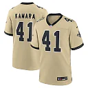 Zennovawear Alvin Kamara New Orleans Saints Youth Gameday Golds Alternate Game Player Jersey - Gold