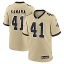 Zennovawear Alvin Kamara New Orleans Saints Youth Gameday Golds Alternate Game Player Jersey - Gold