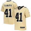 Zennovawear Alvin Kamara New Orleans Saints Youth Inverted Team Game Jersey - Gold