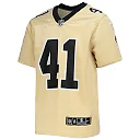 Zennovawear Alvin Kamara New Orleans Saints Youth Inverted Team Game Jersey - Gold