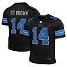 Zennovawear Amon-Ra St. Brown Detroit Lions Youth Game Jersey - Black