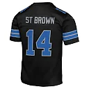 Zennovawear Amon-Ra St. Brown Detroit Lions Youth Game Jersey - Black