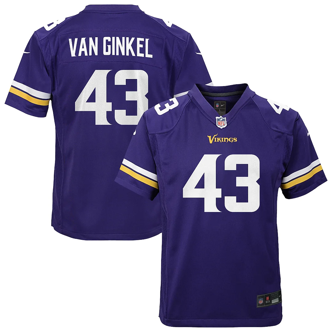 Zennovawear Andrew Van Ginkel Minnesota Vikings Youth Youth - Purple