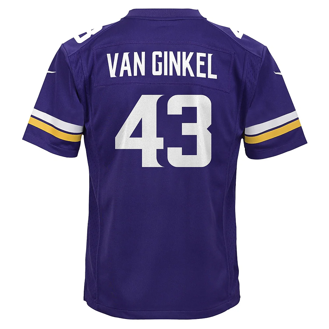 Zennovawear Andrew Van Ginkel Minnesota Vikings Youth Youth - Purple
