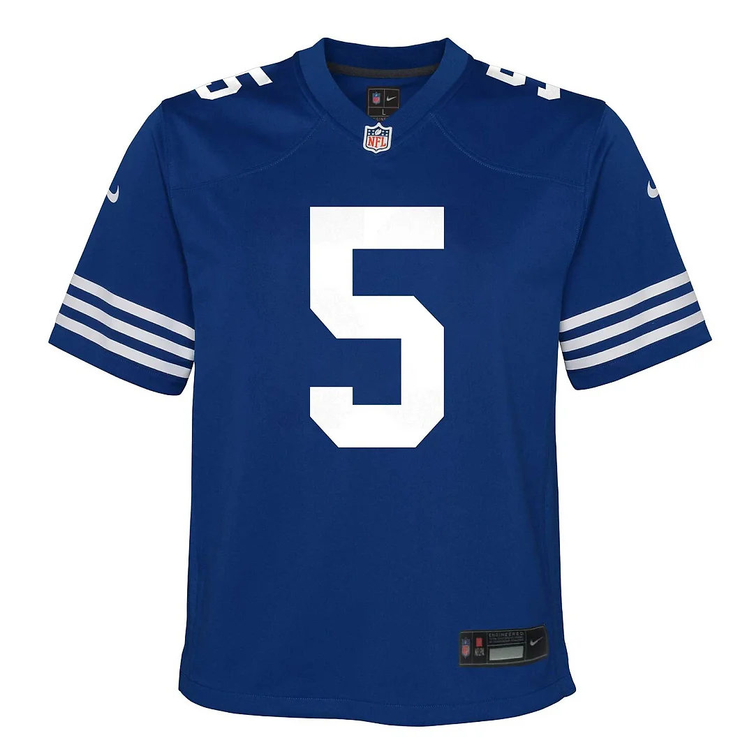 Zennovawear Anthony Richardson Sr. Indianapolis Colts Youth Game Jersey - Royal