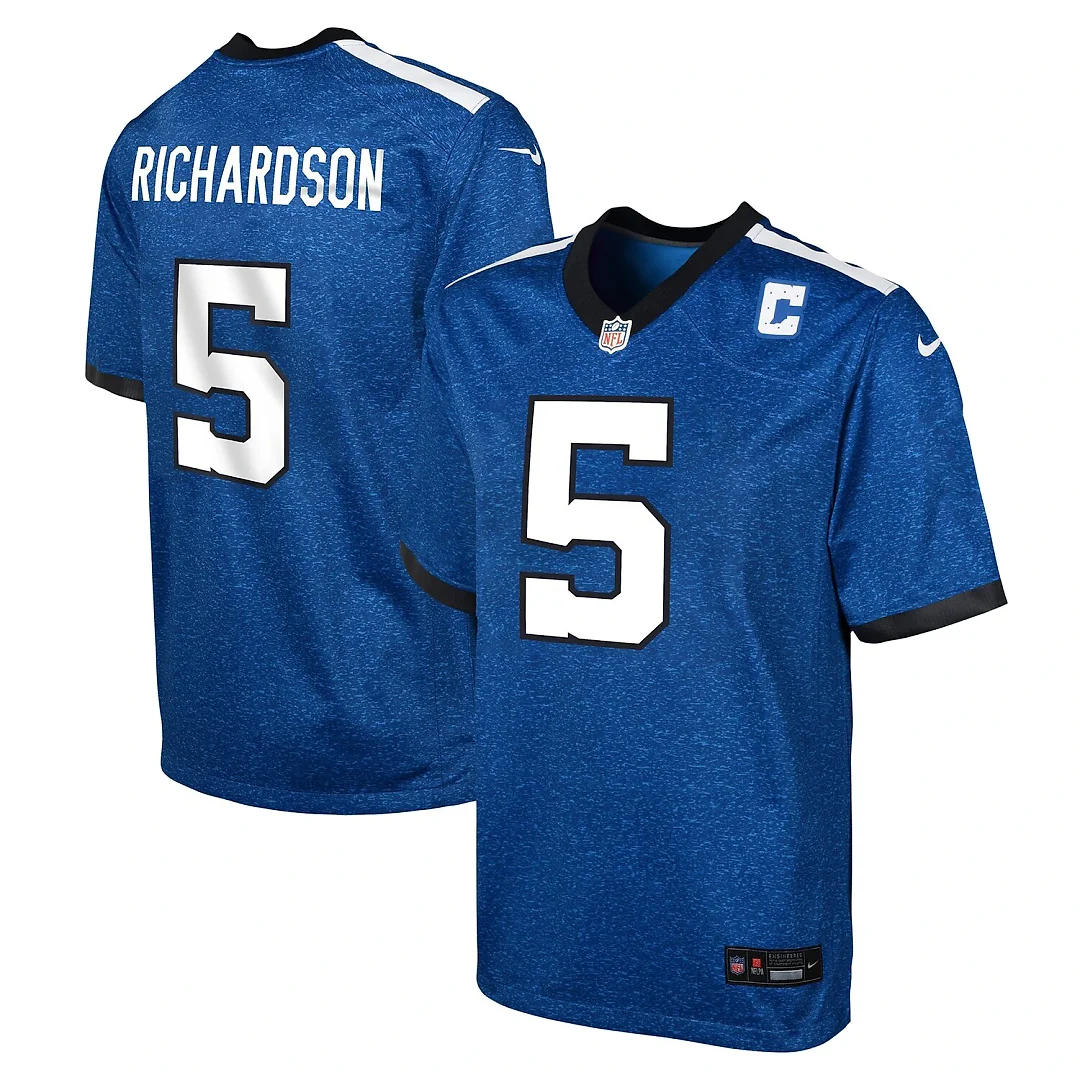 Zennovawear Anthony Richardson Sr. Indianapolis Colts Youth Game Jersey - Royal