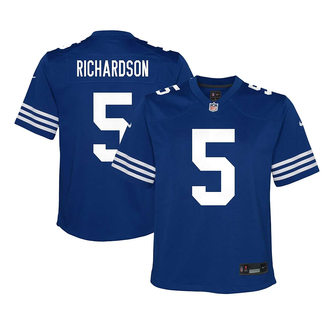 Zennovawear Anthony Richardson Sr. Indianapolis Colts Youth Game Jersey - Royal