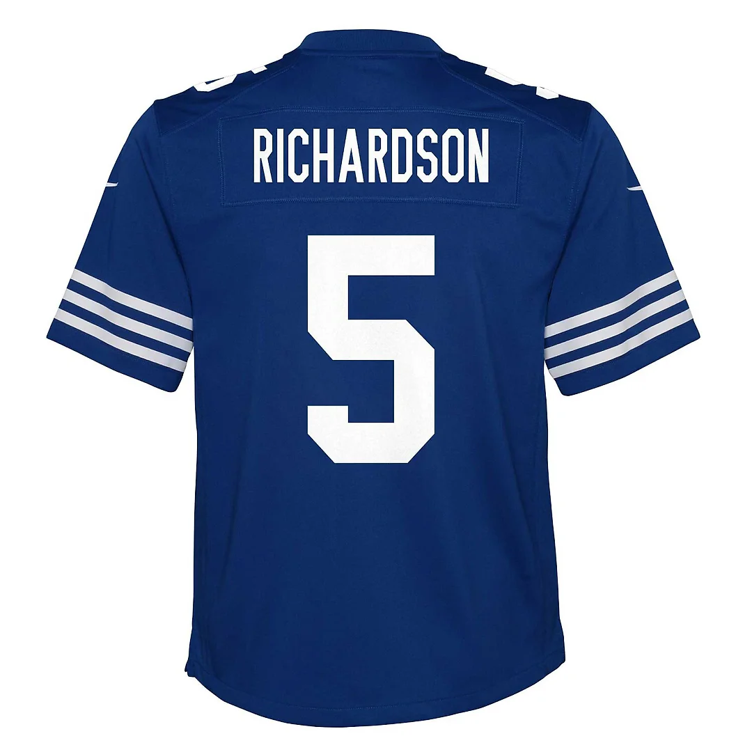 Zennovawear Anthony Richardson Sr. Indianapolis Colts Youth Game Jersey - Royal