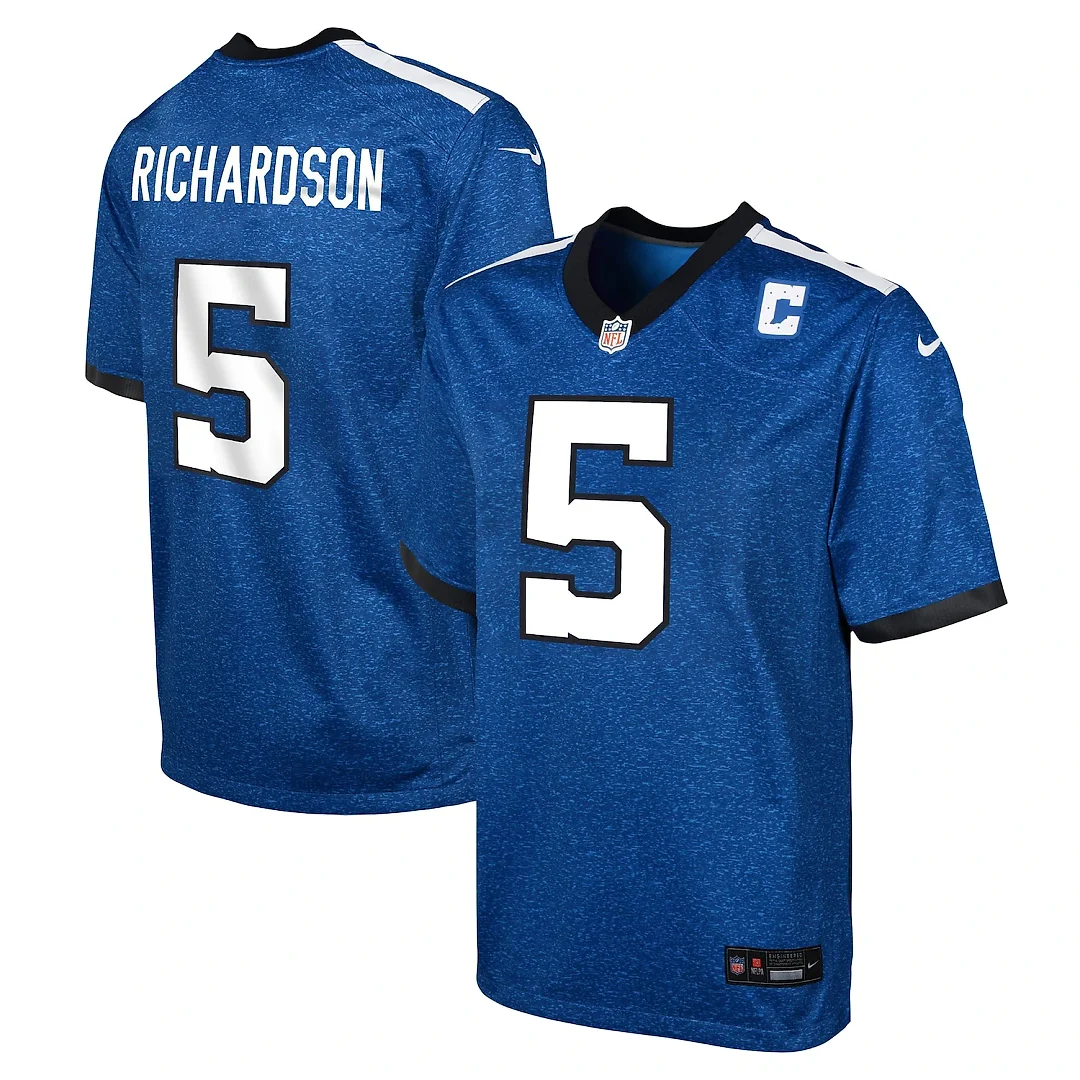 Zennovawear Anthony Richardson Sr. Indianapolis Colts Youth Game Jersey - Royal