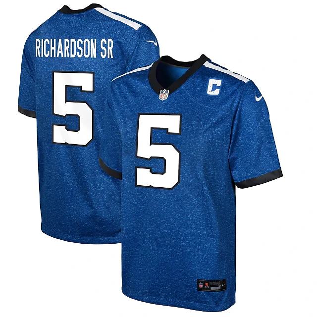 Zennovawear Anthony Richardson Sr. Indianapolis Colts Youth Game Jersey - Royal
