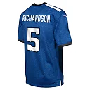 Zennovawear Anthony Richardson Sr. Indianapolis Colts Youth Game Jersey - Royal