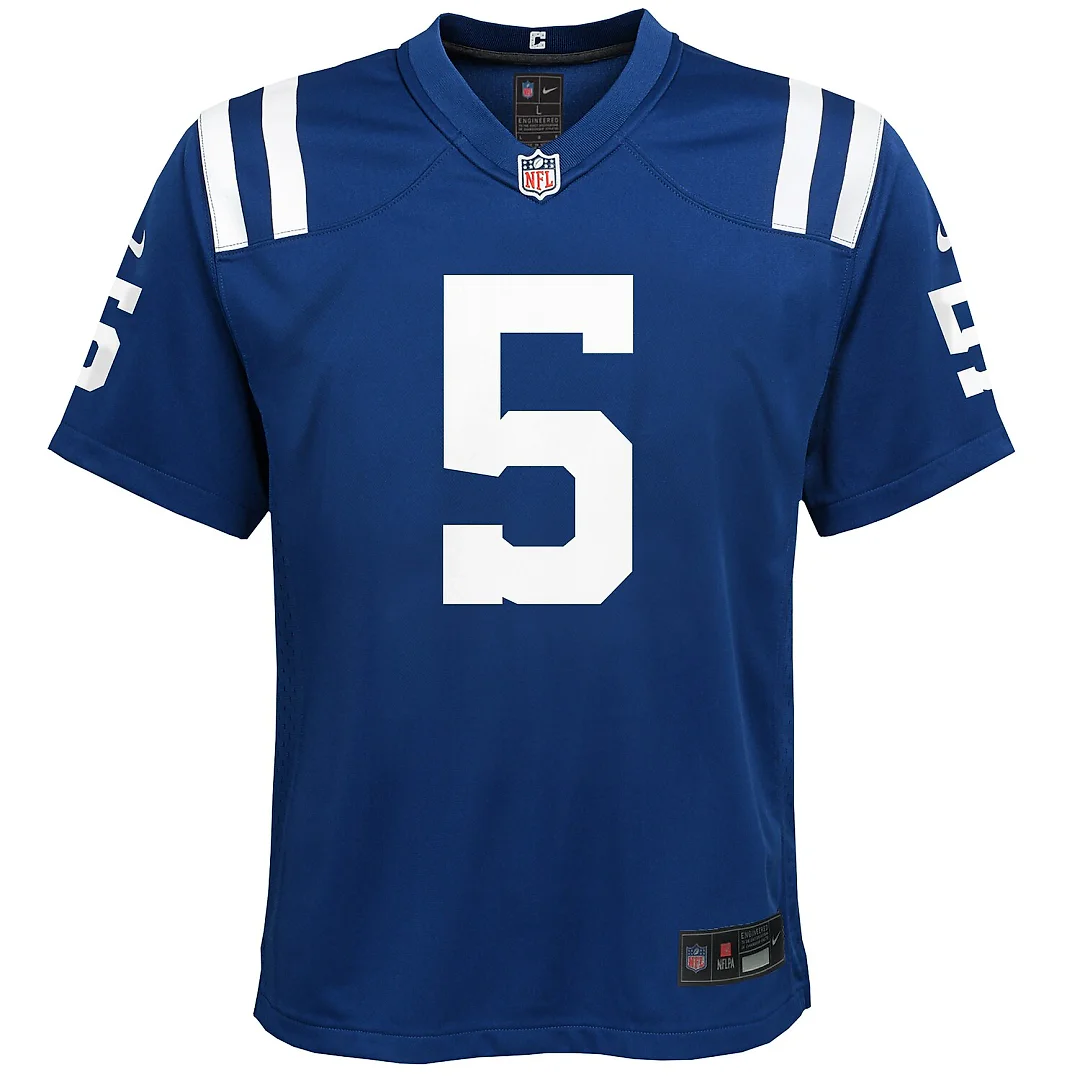 Zennovawear Anthony Richardson Sr. Indianapolis Colts Youth Game Jersey - Royal