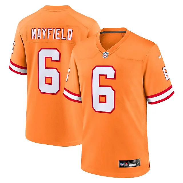 Zennovawear Baker Mayfield Tampa Bay Buccaneers Youth Alternate Game Jersey - Orange