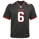 Zennovawear Baker Mayfield Tampa Bay Buccaneers Youth Game Jersey - Pewter