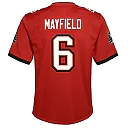 Zennovawear Baker Mayfield Tampa Bay Buccaneers Youth Game Jersey - Red