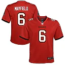 Zennovawear Baker Mayfield Tampa Bay Buccaneers Youth Game Jersey - Red