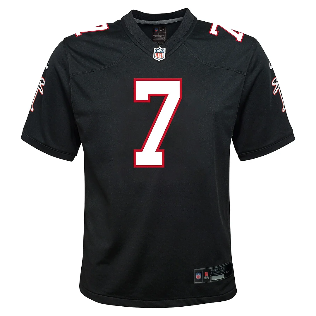 Zennovawear Bijan Robinson Atlanta Falcons Youth Game Jersey - Black