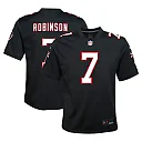 Zennovawear Bijan Robinson Atlanta Falcons Youth Game Jersey - Black