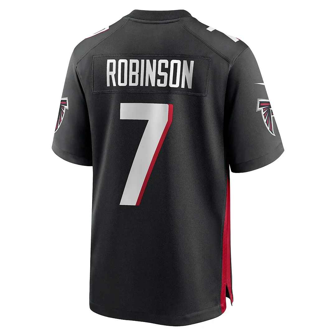 Zennovawear Bijan Robinson Atlanta Falcons Youth Game Jersey - Black