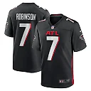 Zennovawear Bijan Robinson Atlanta Falcons Youth Game Jersey - Black