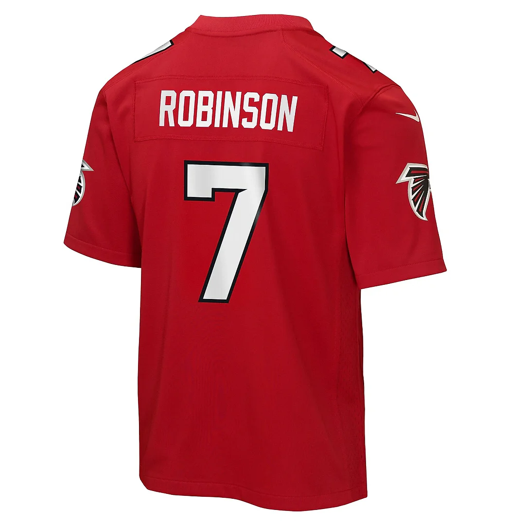 Zennovawear Bijan Robinson Atlanta Falcons Youth Game Jersey - Red