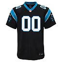 Zennovawear Carolina Panthers Youth Custom Game Jersey - Black