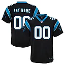 Zennovawear Carolina Panthers Youth Custom Game Jersey - Black