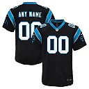 Zennovawear Carolina Panthers Youth Custom Game Jersey - Black