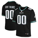 Zennovawear Philadelphia Eagles Youth Alternate Custom Game Jersey - Black