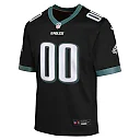 Zennovawear Philadelphia Eagles Youth Alternate Custom Game Jersey - Black