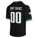Zennovawear Philadelphia Eagles Youth Alternate Custom Game Jersey - Black