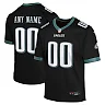 Zennovawear Philadelphia Eagles Youth Alternate Custom Game Jersey - Black