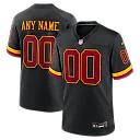 Zennovawear Washington Commanders Youth Hail Raiser Alternate Custom Game Jersey - Black