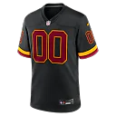 Zennovawear Washington Commanders Youth Hail Raiser Alternate Custom Game Jersey - Black