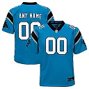 Zennovawear Carolina Panthers Youth Alternate Custom Game Jersey - Blue